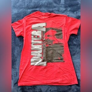 Pantera 2024 tour shirt Men Sz S Red for the fans brothers legacy Unisex